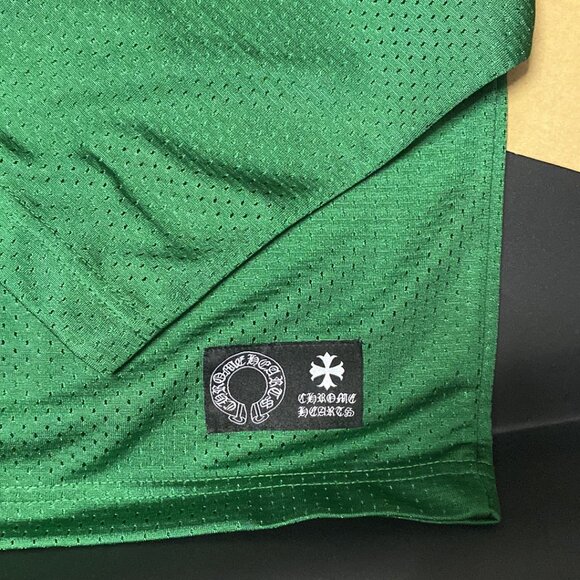 Chrome Hearts Mesh Warm Up Long Sleeve Jersey Green - Picture 3 of 6